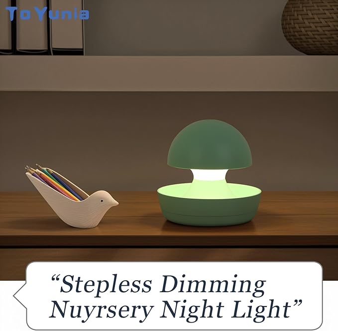 Nursery Night Light for Kids,Recharge Night Light for Kids,1 Pack,4000K,Green