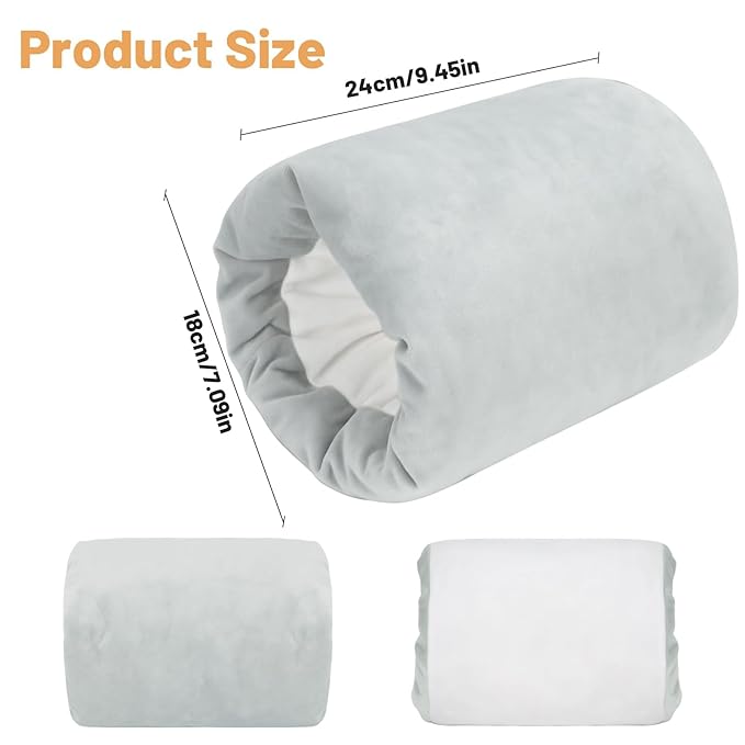 KAKIBLIN Baby Feeding Arm Pillow,Baby Nursing Arm Breastfeeding Pillows Support for Newborn Mom and Babies,Portable and Washable,Ergonomic Nursing arm Pillow for Feeding Newborn(Gray)