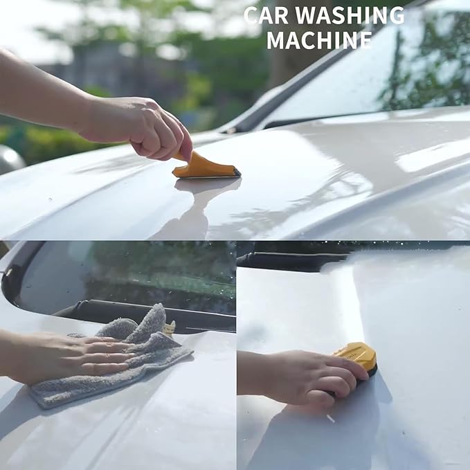 YEIBOBO ! Kids Water Pressure Washer Tools and Toys,Car Washer with Scraper Sponge Towel,Toddler Pretend Playing Tools Car Wash Gun Manual Pressure,Role Playing Toy Water Gun Gift for Boys Girls…