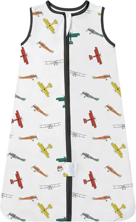 TotAha Light Sleep Sack, Stretchy, Soft, Cozy Wearable Blanket Sleep Bag with 2-Way Safe Zippers for 0-6-12-24 Months 0.5 TOG