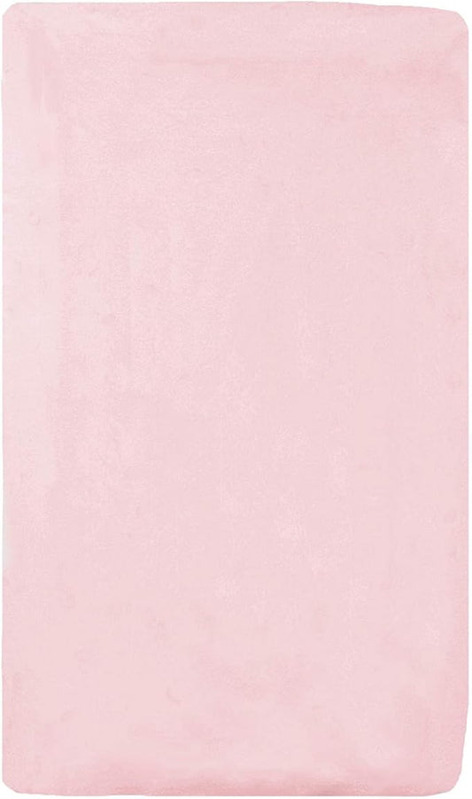 American Baby Company 100% Natural Cotton Fitted Cradle/Bassinet Sheet 36" x 18" - Soft, Breathable & Hypoallergenic Bed Sheet, Baby Pink, Neutral for Boys & Girls