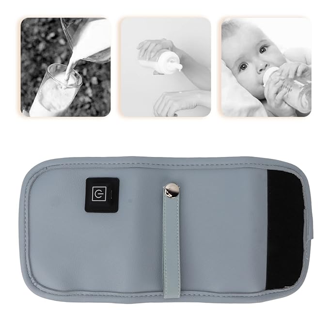 Baby Bottle Warmer, Portable Bottle Warmer USB Charging Easy to Operate Milk Warmer Baby Bottle Keep Warmer for Car Tavel, Lightweight Portable Bottle Warmer for Outdoor Traveling, Driving