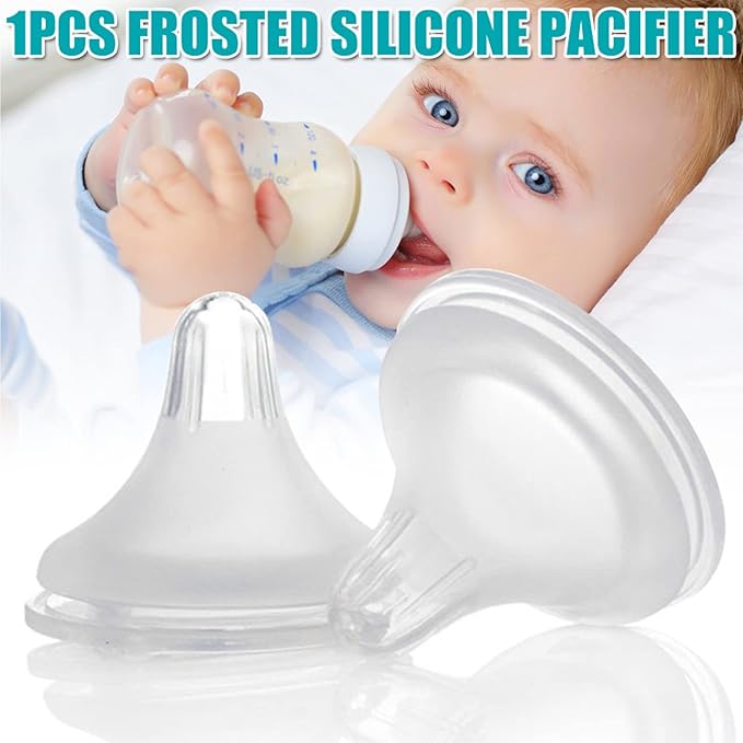 Feeding Nipples, 14Pcs Odorless Baby Bottle Nipple Easy Cleaning for Home