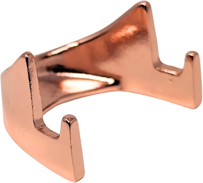 Generic Military Challenge Coin Display Stand - Solid Metal with Anodized Finish - US Vet. Business (Copper)