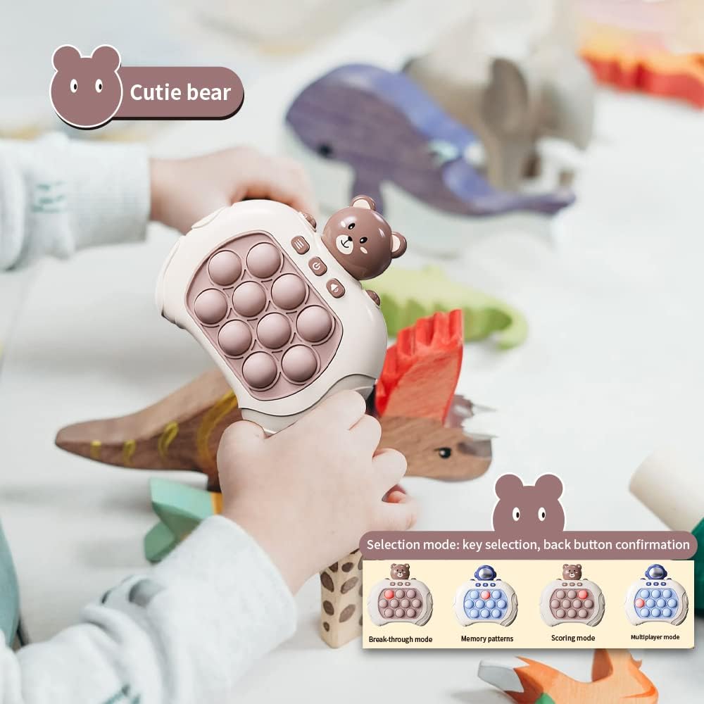 Pop GameToys for Kids 6-12, Fidget Toys for Autism Sensory Toys Mini Games,Bubble Stress Fingertip Luminescence Light Up GameBirthday Gifts for Boys, Girls