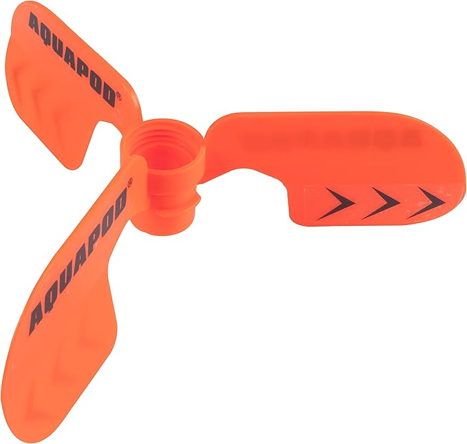 Screw on Curved Water Rocket Fin - Compatible with Any 2 Liter Bottles - Makes Bottle Spiral in Air - Fun Educational STEM Toy & Accessory to Water Rocket Launcher