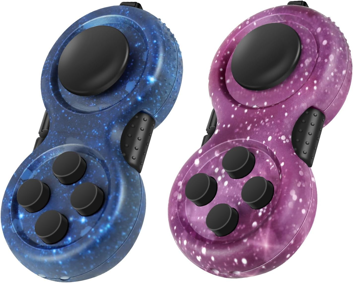 WTYCD Original Fidget Toy Game, Rubberized Classical Controller Fidget Concentration Toy with 8-Fidget Functions and Lanyard - Excellent for Relieving Stress and Anxiety