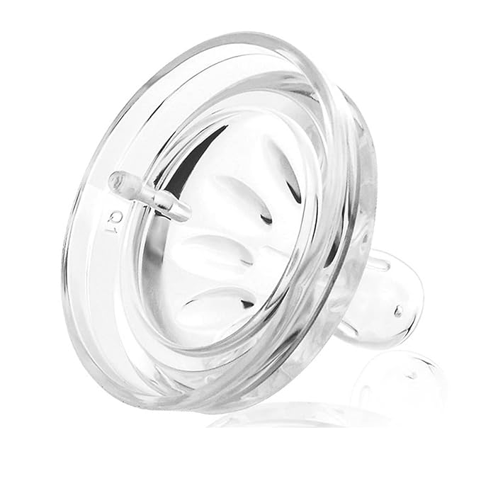 Bottle Nipples 9×5×5 4Pcs Bottle Nipples Transparent Soft Silicone Baby Bottles Nipples for 6 to 12 Month Old Infant