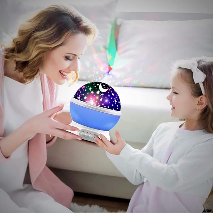 Star Projector, Night Light Lamp Fun Birthday Gifts for 1-4-6-14 Year Old Girls and Boys Kids Bedroom Decor -Blue