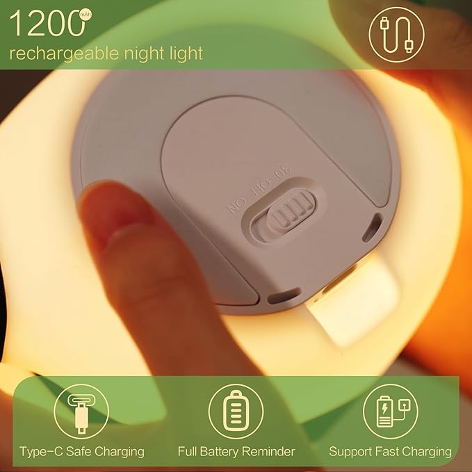 Kungfu Pose Panda Night Light, LED Squishy Novelty Animal Cute Lamp, Food Grade Silicone Nightlight, 3 Level Dimmable, Light Up Panda Decor for Room College Dorm, Funny Gifts