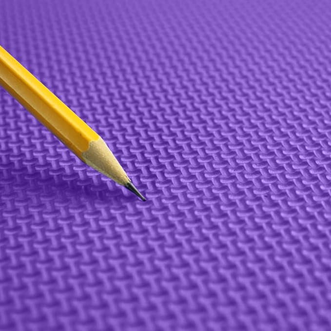 FlooringInc's 1/2" Soft Non-Toxic Baby Play Mat, Toddler Playmat, Colorful Puzzle PlayMat, Floor Mats for Kids & Babies, EVA Foam Interlocking Tiles for Nursery & Playroom | Purple, 78 Tiles, 312 SqFt