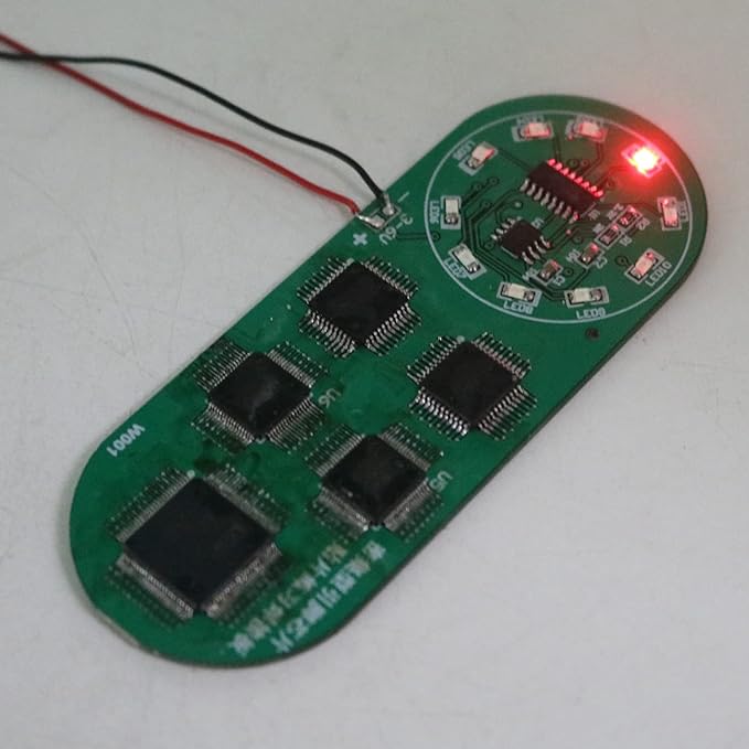 Soldering Practice Kit DIY Circular Red LED SMD Circuit Kit Learn Soldering Kit For Beginners