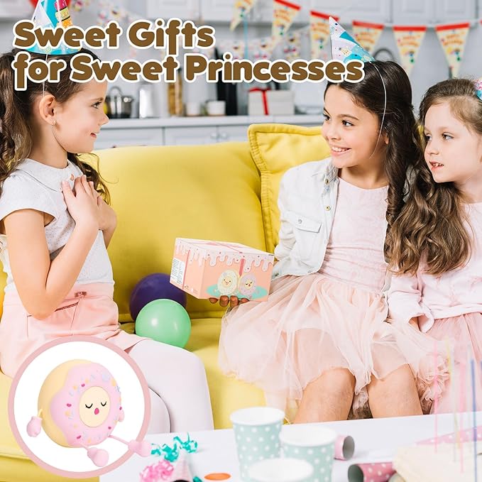 QANYI Donut Lover Light,Rechargeable Novelty Donut Lamp with Soft Touch Control and Sweet Funny Shape for Desk Decor, Birthday,Christmas,Valentine's Day Aesthetic Gifts for Girls Teens Teenages Women