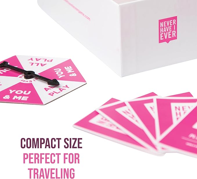 Never Have I Ever - The Ultimate Party Game for Bachelorette Parties, Ladies’ Nights, Girlfriends’ Game Nights, and Social Gatherings | Paddles Included | Intended for Mature Adult Women Ages 17+