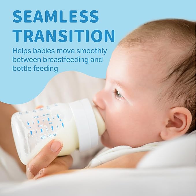 6 PCS Silicone Nipples for Spectra Bottles, Silicone Slow Flow Nipples, 6 Months+