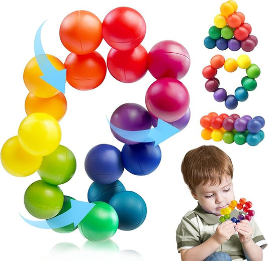 Autism Sensory Fidget Toys Easter Eggs Basket Stuffer Gigts for Kids Toddler, Autistic ADHD Figette Ball Calm Down Toddlers Activities for 3-5, Airplane Car Travel Essentials Toys for Kids Age 5-7