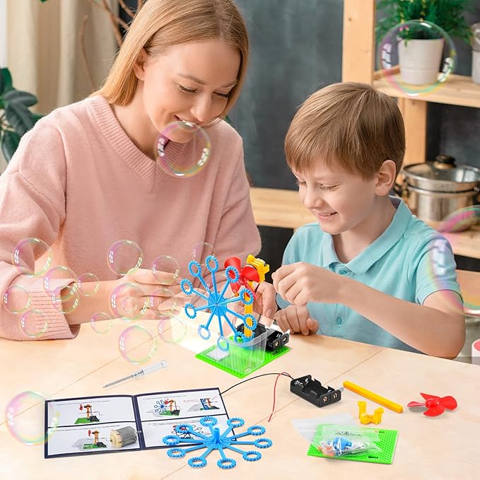 Science STEM Kits for Kids Age 8-12 6-8 12-14 10-12, STEM Toys for Ages 8-13, Boys Girls Crafts, Electronic Robotic Projects Experiments Engineering Activities, DIY Coding Robots 6 7 8 + Year Old