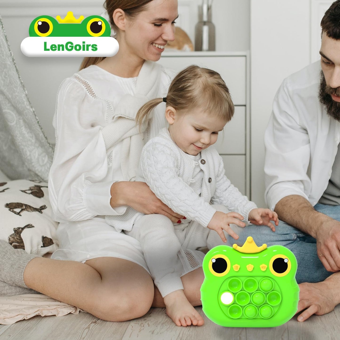 Pop GameToys for Kids 6-12, Fidget Toys for Autism Sensory Toys Mini Games,Bubble Stress Fingertip Luminescence Light Up GameBirthday Gifts for Boys, Girls