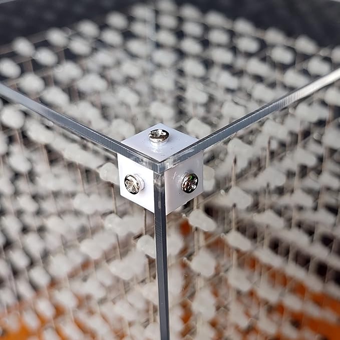 Mini 3D Led Cube DIY Electronics Kit Soldering Project Kit (3D8MINI-CASE-5PS)