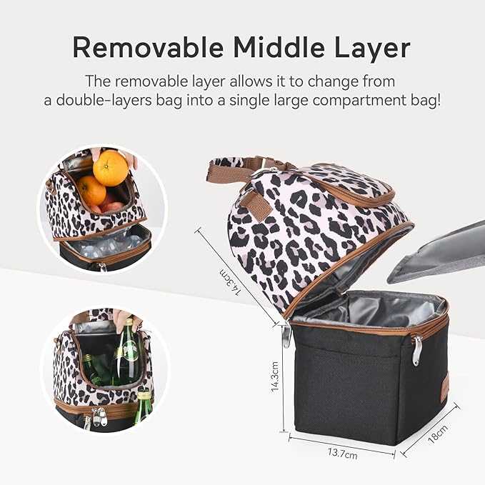 Momcozy Insulated Baby Bottle Bag, Multi-Function Breastmilk Cooler Bag, Fit as Wine Carrier or for Milk Bottles Like Dr. Brown, Comotomo, Philips, Nuk, Lansinoh, etc.