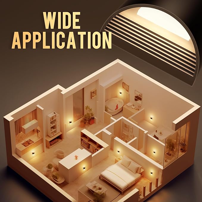 DORESshop LED Night Light[4 Pack], Night Lights Plug into Wall, 3 Level Brightness Adjustable Plug in Night Light, Dusk to Dawn Sensor, Nightlights for Adults, Bedroom, Bathroom, Hallway, 3000K