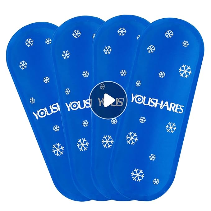 4 Pcs Small Breastmilk Ice Packs for Breastmilk Storage, Gel Ice Packs for Breast Milk Keeps Breast Milk Fresh, Perfect for Cooling Milk, Camping, Picnics, Lunchboxes or Injury Relief