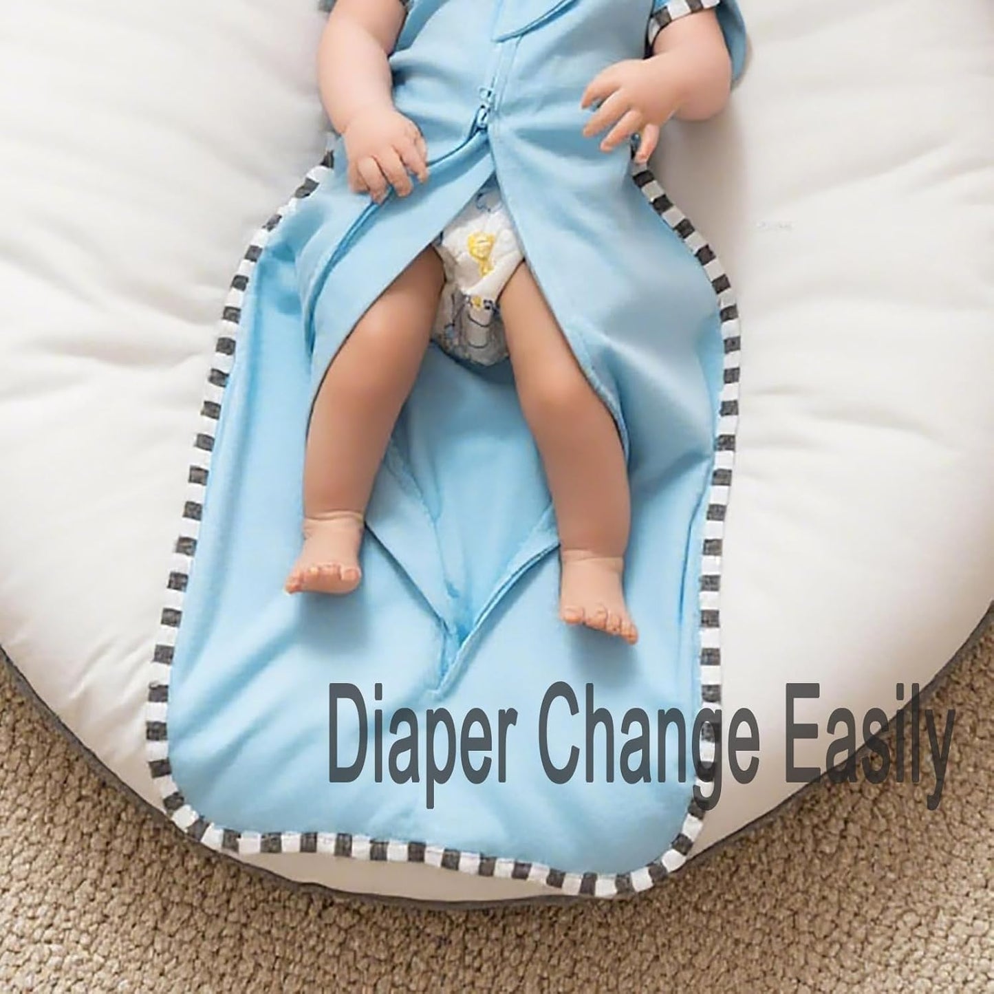 Baby Transition Swaddle 2-Pack, Newborn Sleep Sack, Arms Up Design (Arms In/Out), Infant Swaddle for Boys Girls