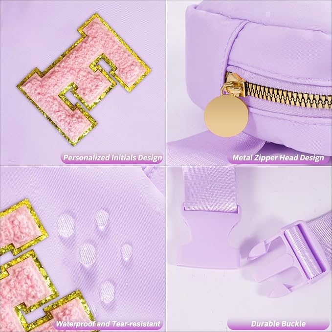 Party Favors for Kids 4-8, Mini Fanny Packs Cute Crossbody Bags for Girls - Lavender