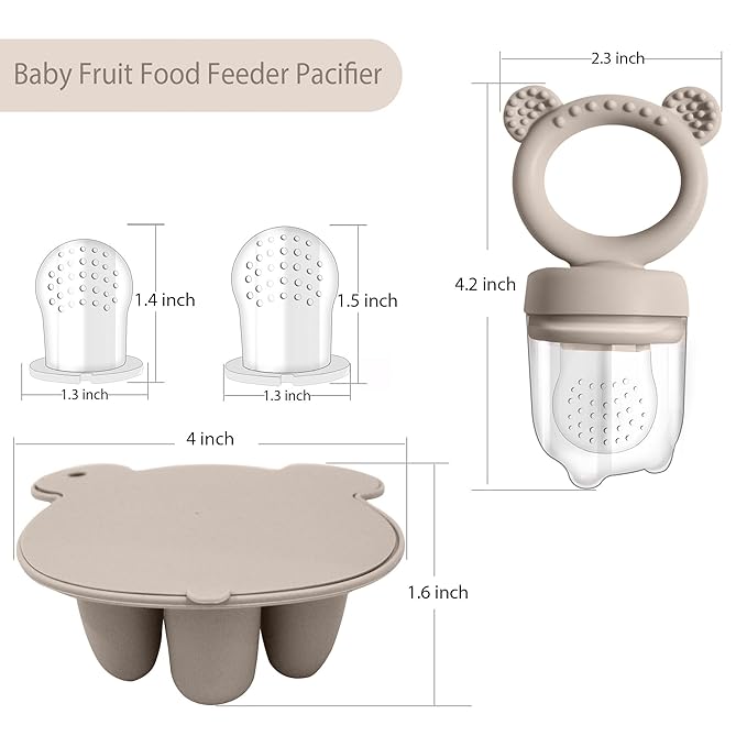 Frozen Breastmilk Teether & Forage Feeder Set Frozen Breastmilk Teether Tray