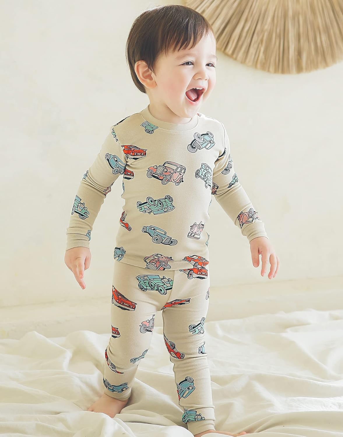 VAENAIT BABY 6M-12Y Kids Unisex Girls & Boys Soft Comfy Modal Tencel Sleepwear Pajamas 2pcs or 4pcs Set