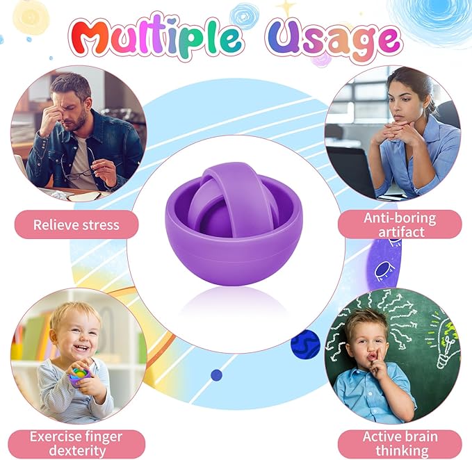 Fidget Toys for Kids, Sensory Toys for Teens, Gifts for Boys Girls ADHD Autism Stress Relief Quiet Finger Tools Classroom