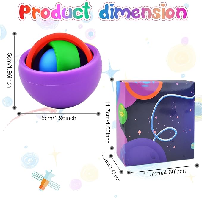 Fidget Toys Adults Pack, Fidget Spinner Set for Kids, Sensory Toys Boys Girls Teens Eaeter Egg Stuffers Party Favors, ADHD Autism Stress Relief Finger Toys, Gift for Kids Adult Birthday