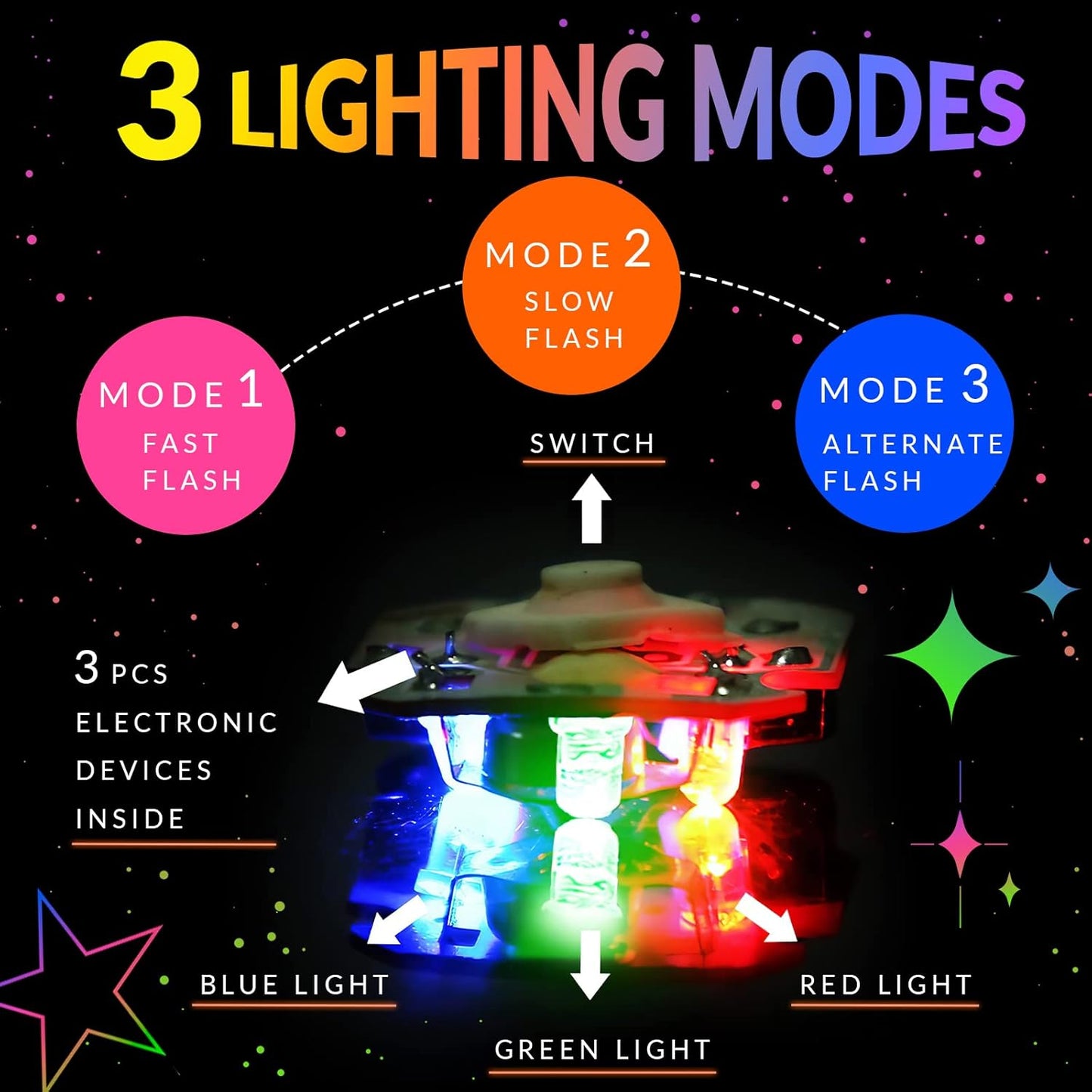 14 Pack LED Light Up Fidget Spinner Bracelets Party Favors for Kids 4-8 8-12, Glow in The Dark Party Supplies, Back to School Gift for Students, Return Gifts for Kids Birthday Halloween Classroom