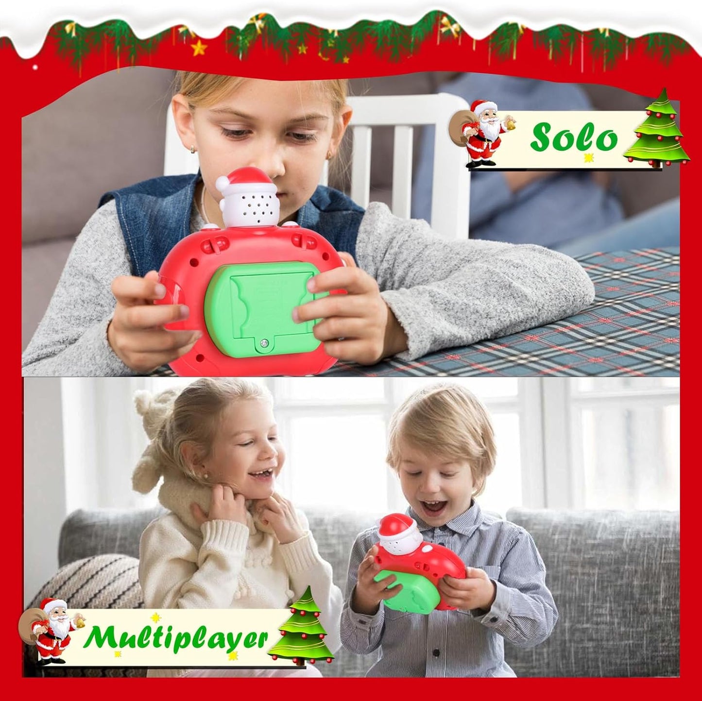 Fast Push Bubble Game with Score Level Display Light Up Pop Fidget Game with 6 Modes Sensory Fidget Toys for Christmas Birthday Party Gifts