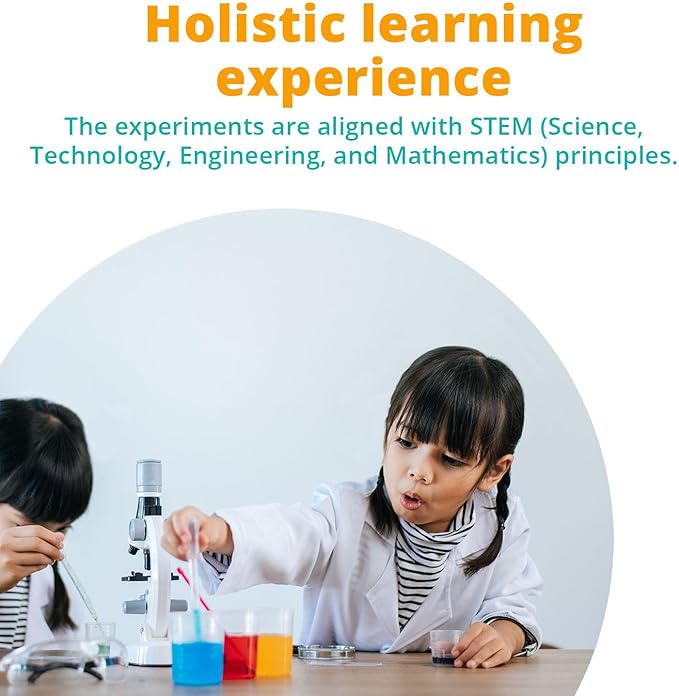 Channie's Scientist Lab with 80 Experiments, STEM Toys for Boys & Girls Ages 6+