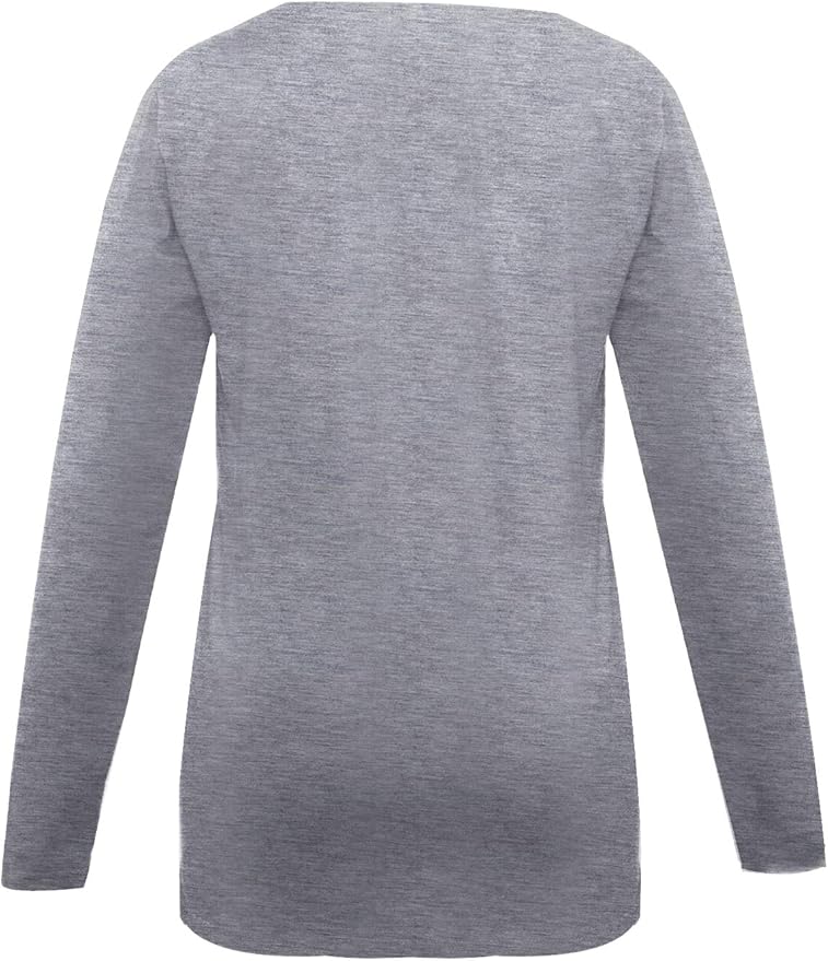 Smallshow Women's Maternity Nursing Tops Comfy Long Sleeve Breastfeeding T-Shirt