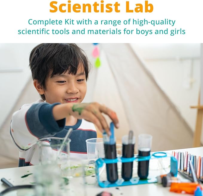 Channie's Scientist Lab with 80 Experiments, STEM Toys for Boys & Girls Ages 6+