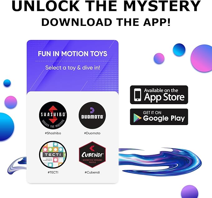 SHASHIBO Shape Shifting Box - Award-Winning Fidget Toy w/ 36 Rare Earth Magnets - Fidget Cube Transforms Into Over 70 Shapes, Sensory Toy Gift for Kids, Teens, and Adults (Vapor)