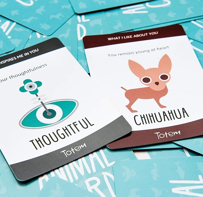 Totem: Self-Esteem & Family Bonding Game Ages 8+ - Therapy Games for Kids, Teens, Adults, Counselors - Team Building Games for Work - Group Therapy Conversation Cards for Mental Health