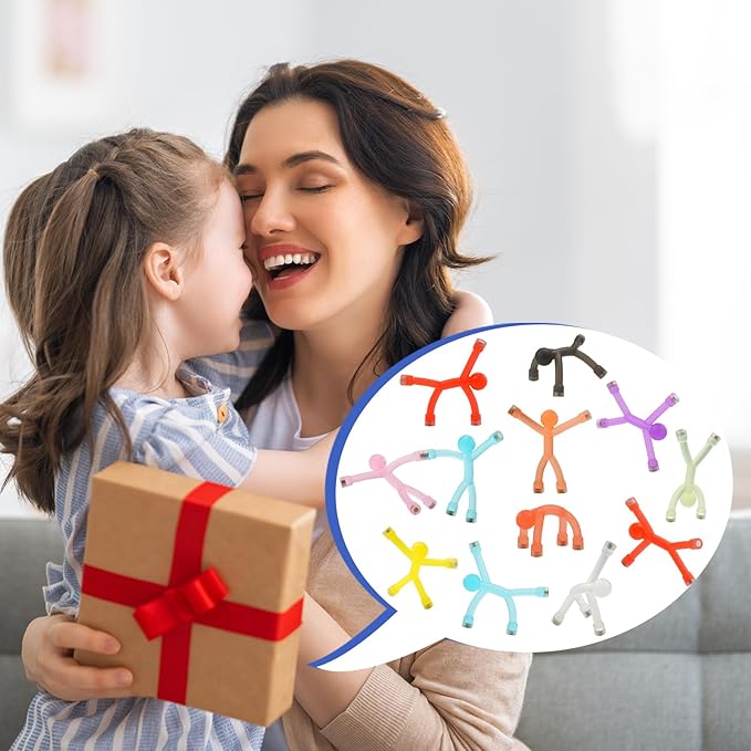 12Pcs Magnetic-People-Magnet-Men, Magnetic Travel Toys for Kids, Creative, Portable and Educational, Funny Magnets for Kids, Small Toys for Classroom Prizes, Easter Egg Stuffers, Office