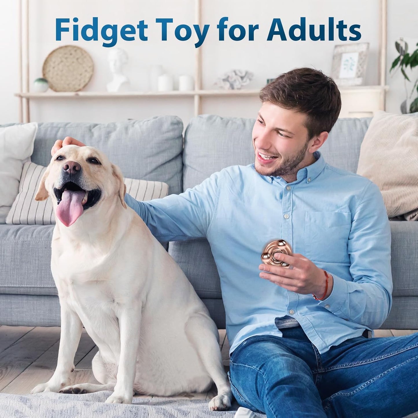 Fidget Slider Toy,Steel Ball Orbiter Magnetic Slider Sensory Toys,360° Rotation Anxiety Stress Relief Toy for Adult,Students ADHD,ADD Autism,Rose Red