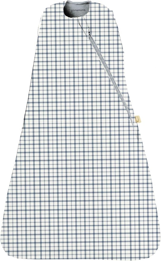 GUNAMUNA Swaddle Wrap for Newborns – Arms In or Out, Easy Diaper Changes with WONDERZiP, Soft Sleep Sack, 2.5 TOG