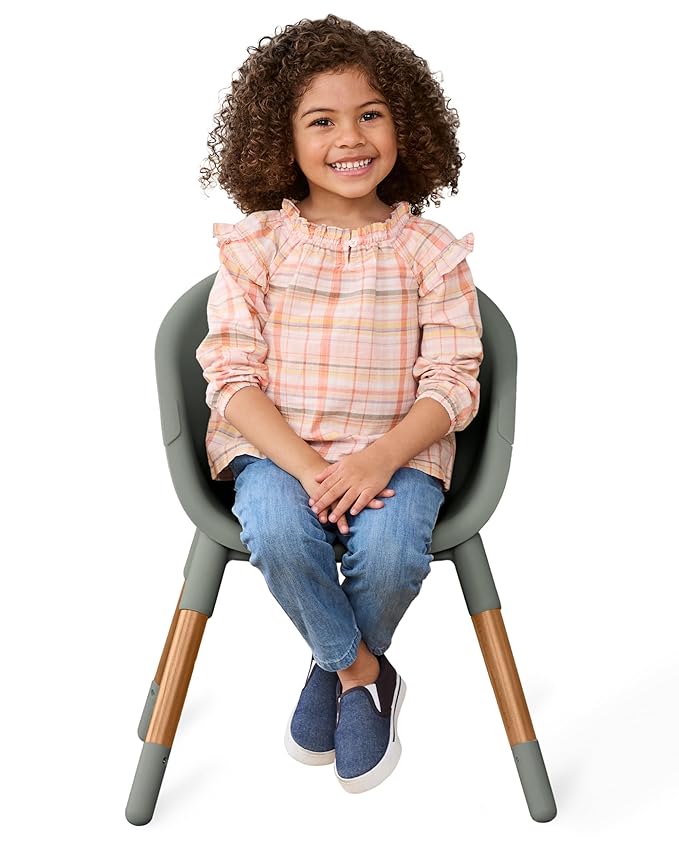 Skip Hop Baby High Chair 4-in-1 Convertible High Chair, EON, Thyme