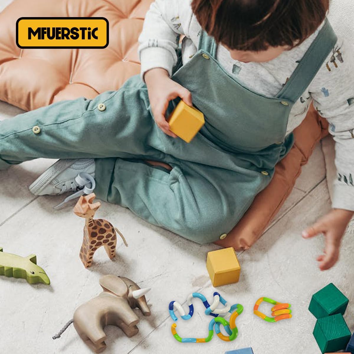 10Pcs Tangles Quiet Fidget Toys for Classroom Kids.Fidgets Toys for Adult Relieve Anxiety and Stress.Brain Imagination Tools.Gift for Relax Therapy Educational Toy for Adults and Kid.