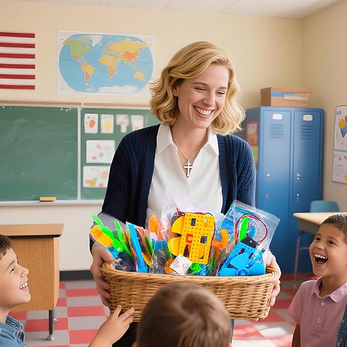 Bulk STEM Kits - 8 Set Electrical Fans, Girls Boys Crafts Science Kits for Kids Age 8-12, STEM Toys for Boys 6-8 8-10 6 7 8 10 12 13 Classroom, Engineering Activities Experiments Projects Circuit