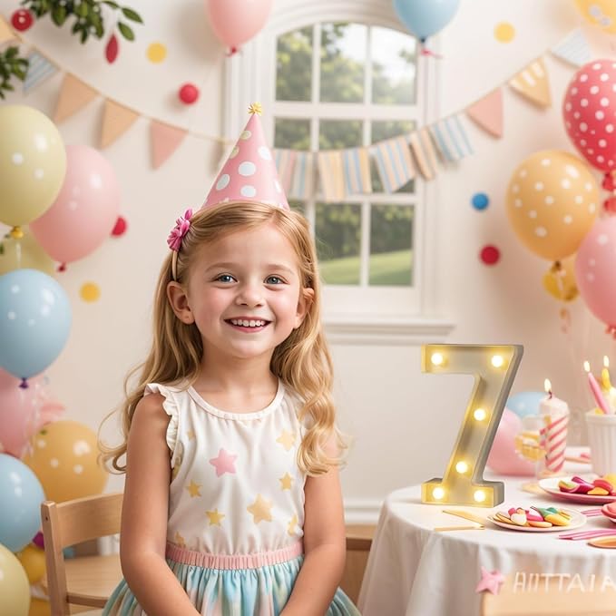 Foaky Rechargeable LED Letter Lights Sign Marquee Light Up Letters Sign for Night Light Wedding/Birthday Party Christmas Lamp Home Bar Decoration (7)