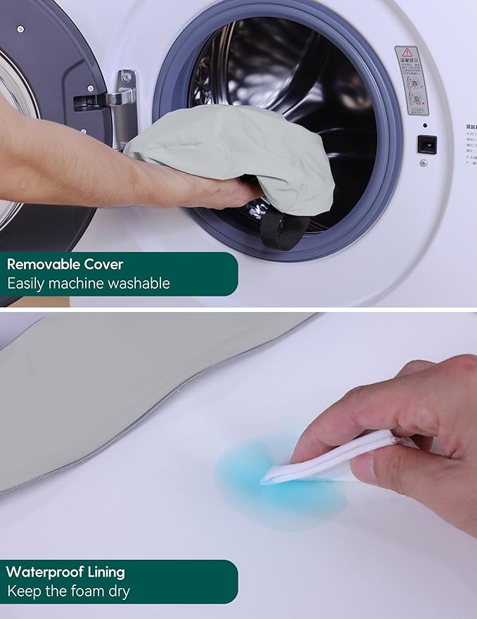 Babelio Ergo-Designed Booster Seat for Kitchen Chair, Promote Proper Upright Posture, Toddler Booster Seat for Dining Table, Removable & Washable Cover, Suitable for 18 Months to 5 Years, Grey