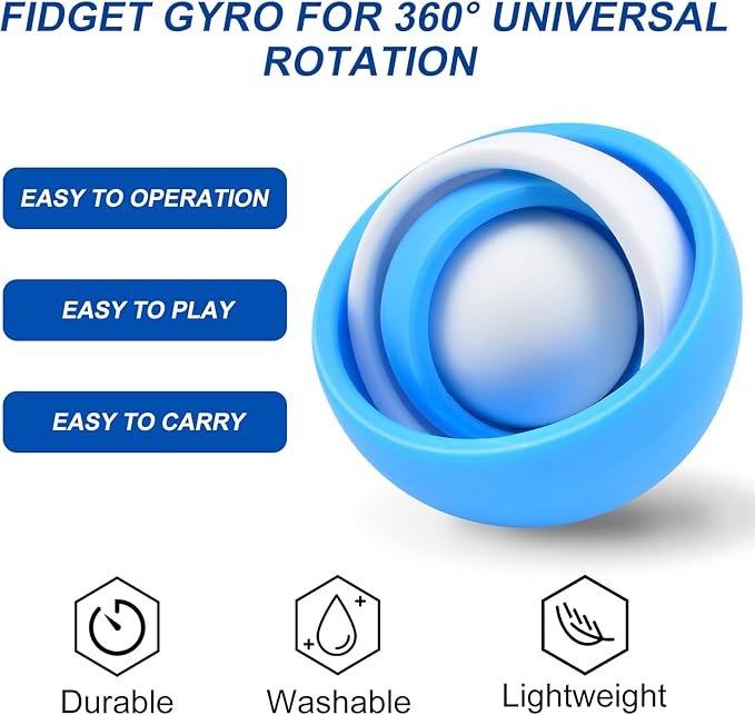 Fidget Toys for Kids Adults, Sensory Gift for 8-12 Teens Boys, ADHD Autism Quiet Stress Relief Finger Toys Classroom