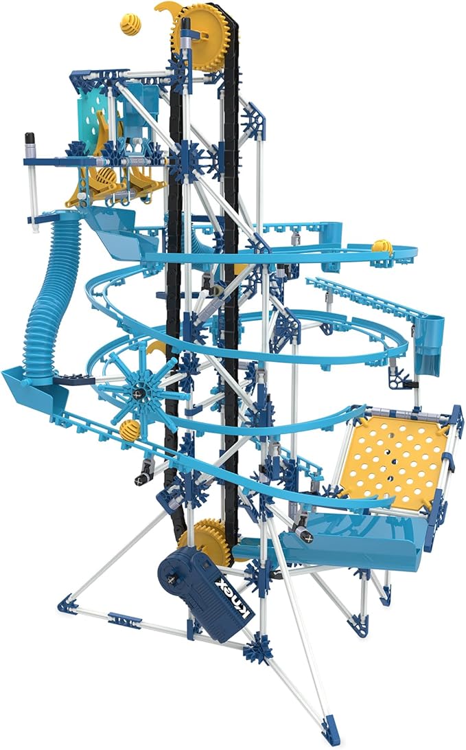 K'NEX - Marble Coaster Run with Motor‚ 504 Pieces, STEM Building, Kid Construction Set‚ Ages 8+