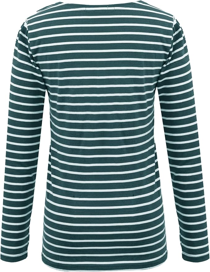 Smallshow Women's Maternity Nursing Tops Comfy Long Sleeve Breastfeeding T-Shirt